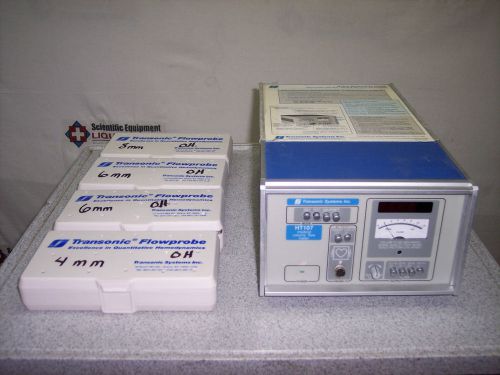 Transonic systems ht107 medical volume flow meter with flowprobes for sale