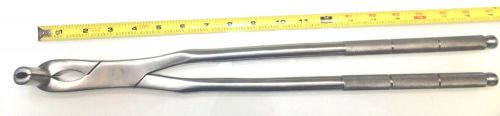 19&#034; Long Needle Fragment Forcep, Hand Crafted, Stainless Steel, Dental,Equine