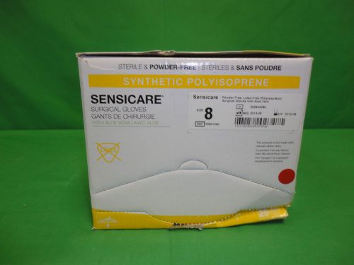 Medline SensiCare Surgical Gloves w/ Aloe - Sz 8 [MSG1080] Box of 25 pr