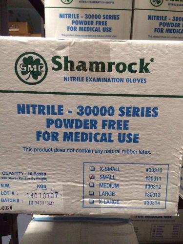 Shamrock exam nitrile gloves small. (low starting bid) for sale
