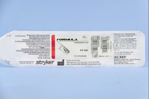 375-544-000: stryker blade 4.0mm aggressive plus (ea) (x) for sale