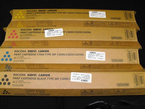 Ricoh/ Savin/ Lanier Print cartridge set MP C3000/C3030/LD430C
