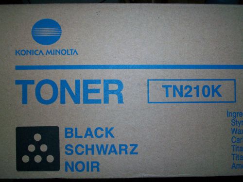 Konica Minolta Toner TN-210K BLACK Brand New for Bizhub C250, C252 printer OEM ]