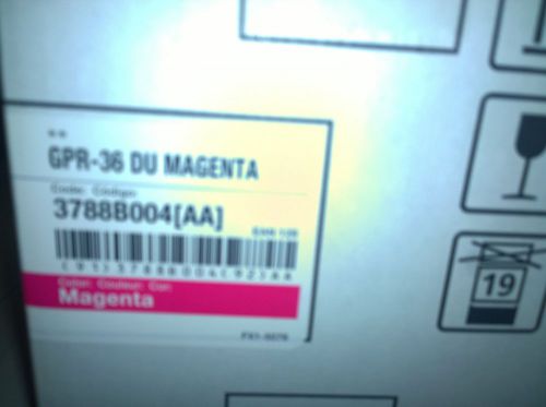 New OEM genuine canon magenta drum unit gpr 36  3788b004 aa ir c adv 2020 2225