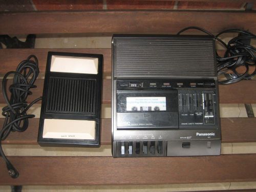 Panasonic RR-830 VSC cassette transcriber w/ foot pedal