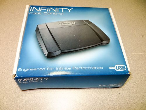 REAL NICE INFINITY IN-USB-2 FOOTSWITCH DICTATION, VIDEO, MUSIC RECORDING