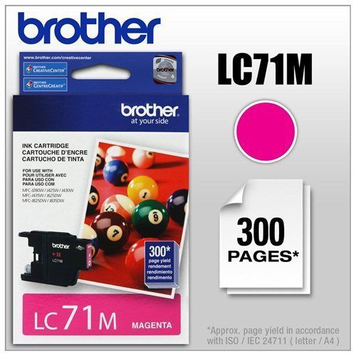 Brother Innobella LC71M Standard Yield Ink Cartridge - Magenta - Inkjet - 300 Pa
