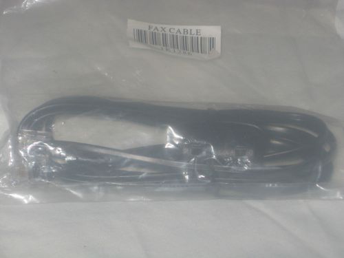 Fax machine cable cord 1k1286 brand new in package nip sealed  about 6&#039; long for sale