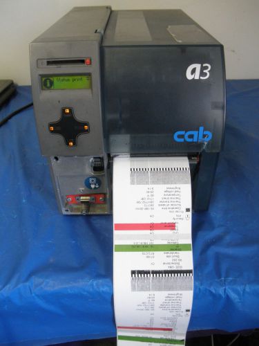 Cab A3/200 Cab A3 Thermal Barcode Label Printer  ~(S7976)~