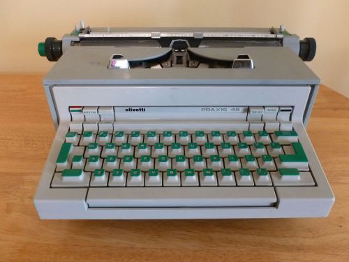 Olliveti Praxis 48 Electric Typewriter for Parts. Read Description.
