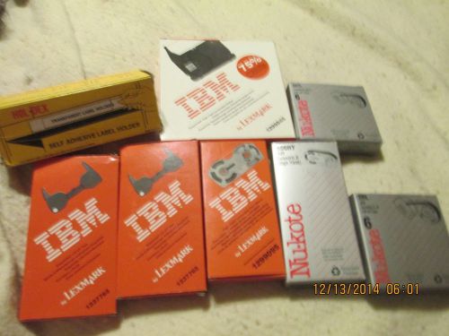 New-lot vintage typewriter &amp; calculator supply lot  ribbon, lift off tape, etc. for sale