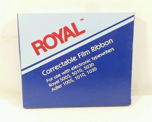 Royal Correctable Film Ribbon for Electronic Typewriters Black/Yellow Leader