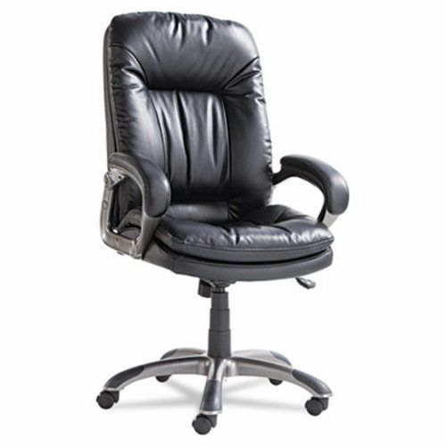 Oif Executive High-Back Swivel/Tilt Leather Chair, Black (OIFGM4119)