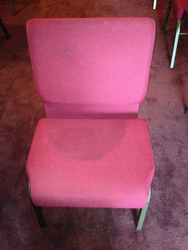 Hercules series 21&#034; interlocking chairs (burgundy/red) - set of 125 for sale