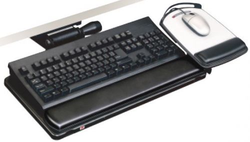 New 3M AKT150LE Adjustable Keyboard Tray Black