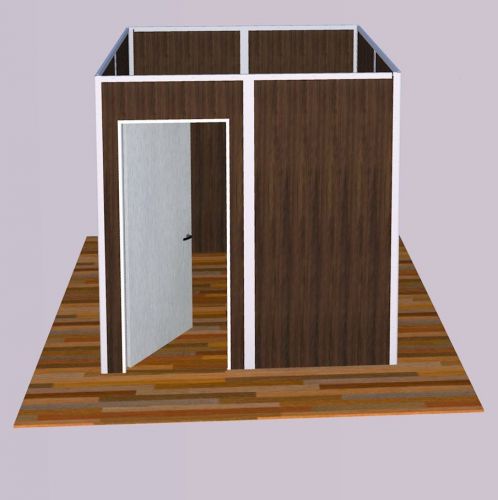 Sunwalls modular walls - 4 walled &#034;square&#034; shaped room of standard walls 10x10 for sale