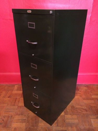 Beautiful vintage industrial metal x-ray file cabinet large 3-drawer for sale