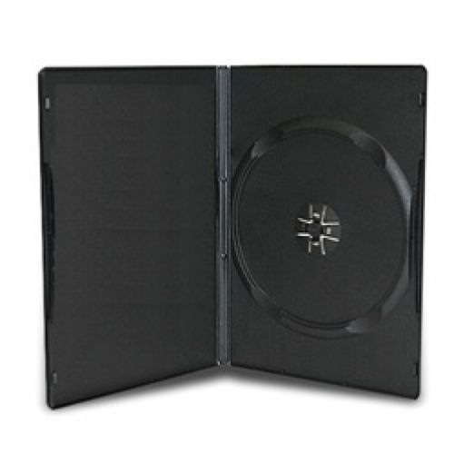 25 black slim dvd case