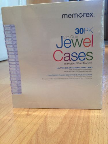 Brand New Memorex Jewel Cases 30PK