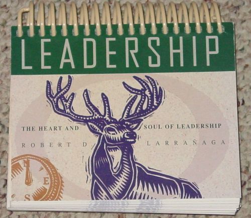 CALENDAR LEADERSHIP  HEART &amp; SOUL OF LEADERSHIP  CALENDAR GARBORGS OP UNUSED