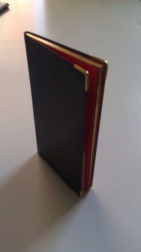 The Economist Black Leather Address Book