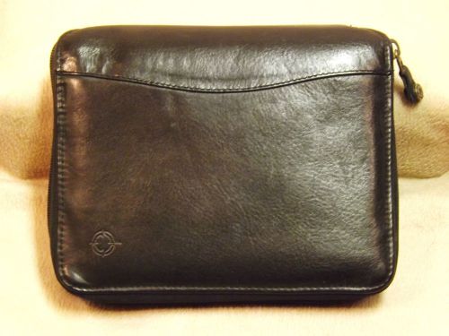 FRANKLIN COVEY Planner Leather Black Used Good condition