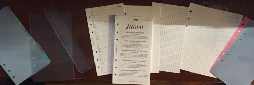 Filofax Personal Sized 2015 Diary Lot
