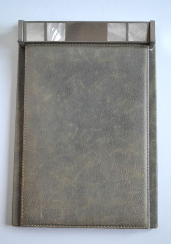 RARE Vintage GUCCI Mother Of Pearl Leather Note Pad Notepad Organize Desk Office