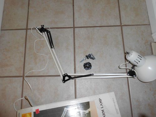 swing arm clamp on lamp