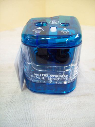 Dual Pencil Battery Operated Sharpener, Office Desk Accessory