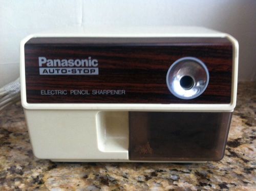Vintage Panasonic electric pencil sharpener KP-110 Auto stop Home Office Dorm