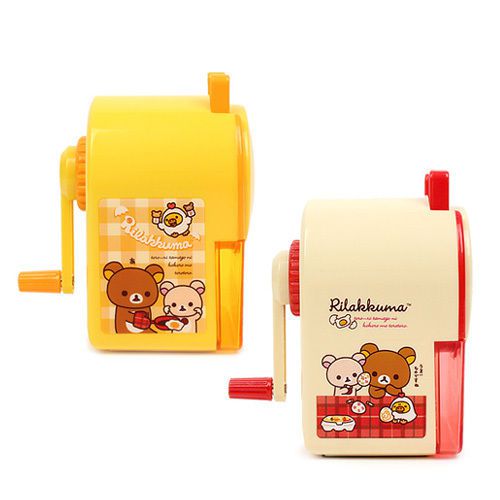 1pcs Cute Rilakkuma Bear Pencil Sharpener School Supplies Kawaii Stationary