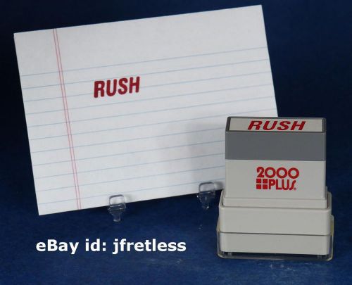 2000 plus rush red pre-inked self-inking rubber stamp free ship 2000plus for sale