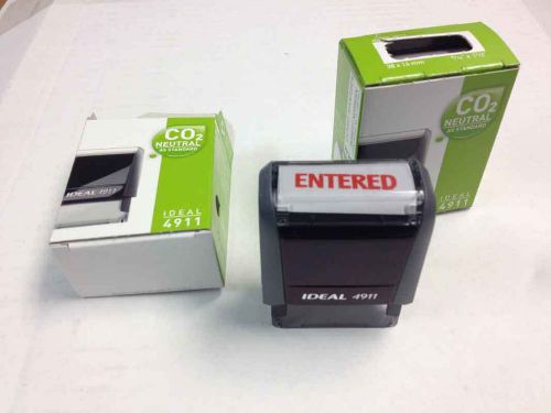 Self Inking Stamp (black ink)-Printy 4911-9/16&#034; X 1.5&#034;; 1 up to 3 short lines