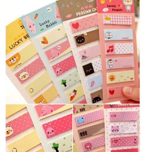 Sticker post- it bookmark marker memo sticky notes funny design cartoon kid gift for sale