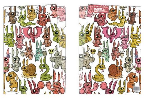 BUNNIES INVASION FOLDER JOE JLED LEDBETTER ART FOLDER