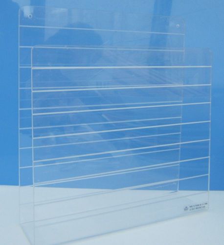 Clear Plastic Wall Mount File and Chart Holder by Crest Industries Corp 11&#034; high