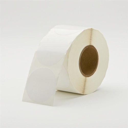 Primera 074707 white multi-use circle label tuffcoat 2.50&#034; diameter 2&#034; core for sale