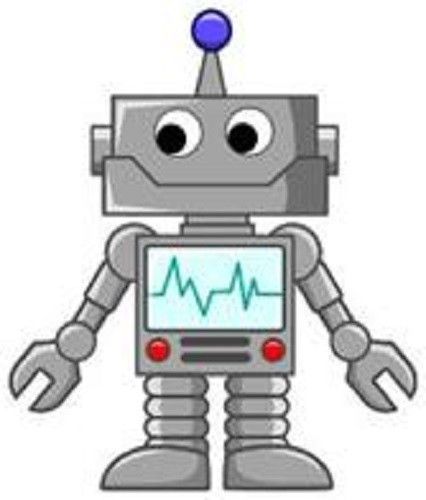 30 Custom Cartoon Robot Personalized Address Labels