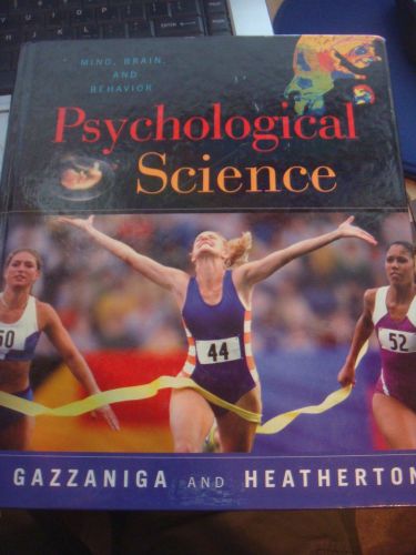 Psychological science with cd, gazzanaga &amp; heatherton, 2003 for sale