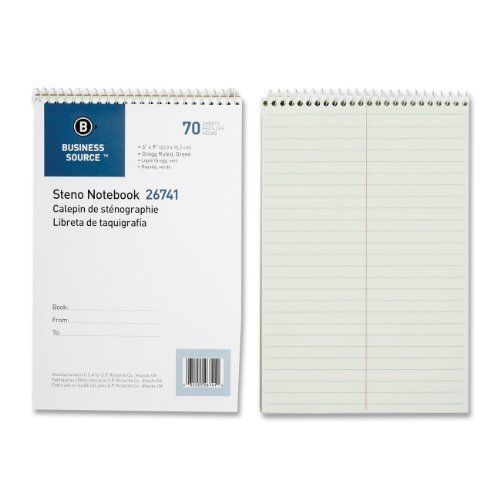Business source steno notebook - 70 sheet - 15 lb - gregg ruled - 6&#034; (bsn26741) for sale
