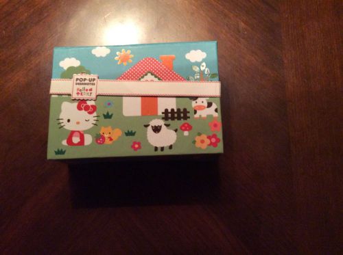 Hello Kitty Pop Up Desk Notes Animals 125 Notes