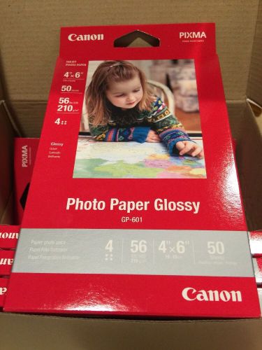 Canon 4 x 6 Inches Photo Paper Glossy, 50 Sheets - 5 Packs  (8649B001)