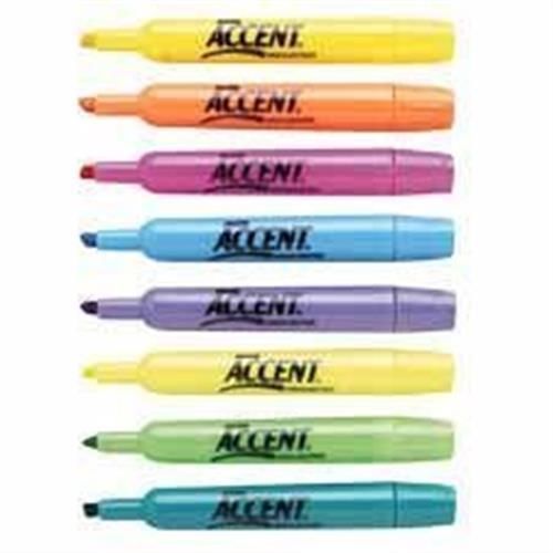 Sharpie? 25019 - accent tank style highlighter, chisel tip, lavender, 12/pk for sale