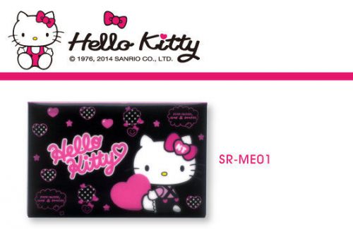 Sanrio Hello Kitty Message Memo Sheets W/ Clear Case Red Heart