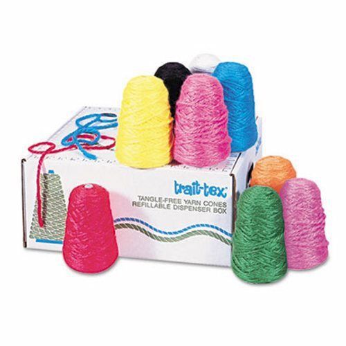 Pacon Yarn Dispenser, 100% Acrylic, 3-Ply, Assorted Colors (PAC0000130)
