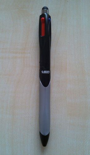 New original BIC 4 color grip STYLUS ball pen 4 ink colors for all touch screens