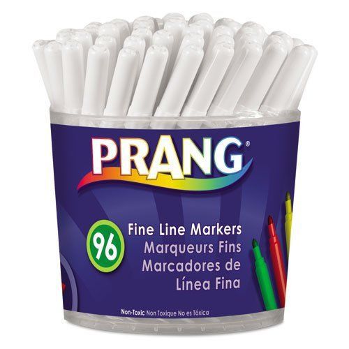 Prang Fine Line Markers - Washable - Fine Marker Point Type - 2.8 Mm (80796)