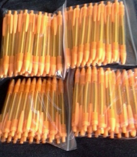 200 count Orange Pens (black ink)