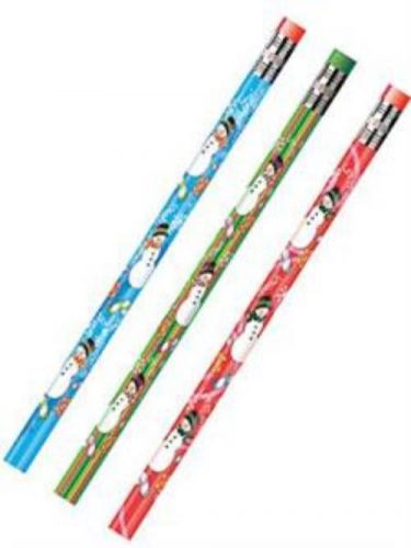 Holiday Snowmen Assorted Pencils 12 Count